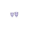 2 coupes menstruelles Satisfyer Light Violet FEEL CONFIDENT 
